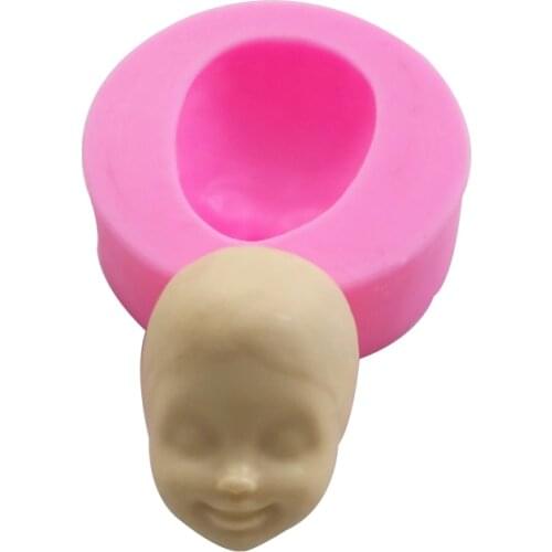 Free shipping baby face cooking tools Silicone Mold Cake Chocolate Candy Jelly Baking Mold Fondant Cake Decorating Tools