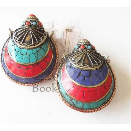 BYH041 Nepal Handmade Antiqued Snuff Bottles Tibetan Handicrafts Collection