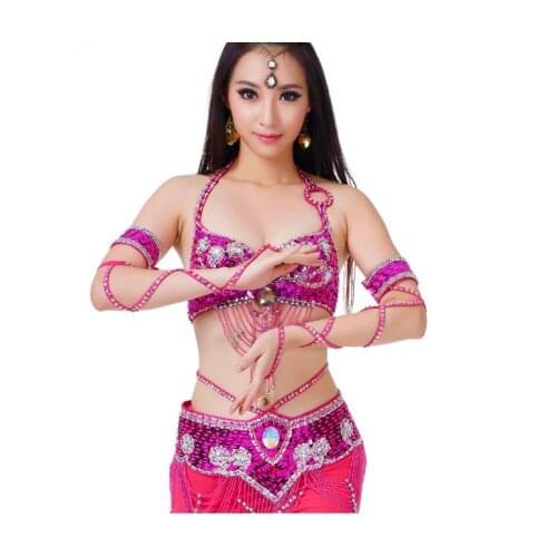 One piece Belly Dance Costume Accessories Beaded Cuffs Gloves Arm Covers Arm Bands Dance Accessories New Hot Sale