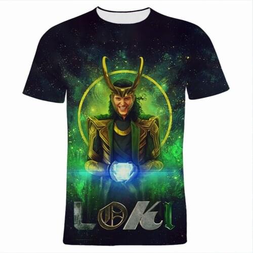 Loki T Shirt Summer Boy Girl Kids Short sleeve shirts 3D Print New Fashion Women Oversized t-shirt Streetwear Mens clothes