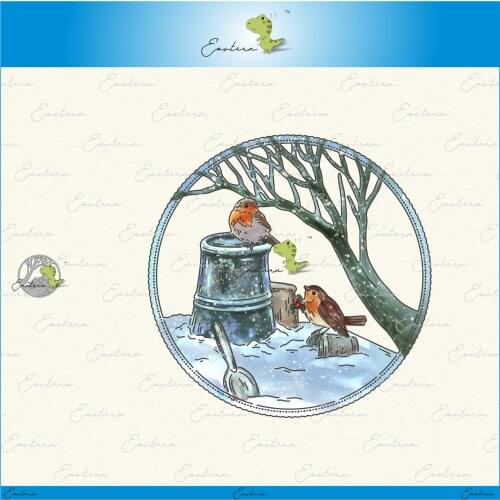 Winter Mornings metal cutting dies 2021 new diy molds Scrapbooking Paper Making die cuts crafts