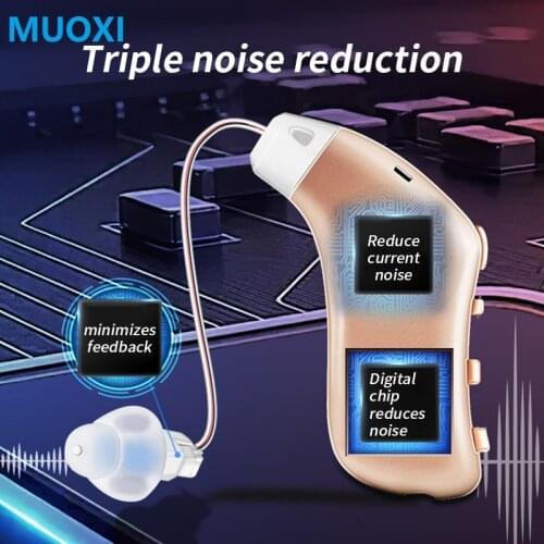 20 Channel Mini Rechargeable Hearing Aid Digital Hearing Aids Adjustable Tone Sound Amplifier Portable Deaf Elderly audifonos