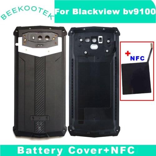 New BV9100 Battery Cover And NFC Wireless Charging Bateria Back Cover For Blackview BV9100 Mobile Phone Battery Cover