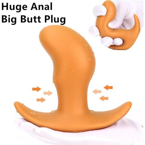 Huge Anal Sex Toys Large Butt Plug Dilatador Prostata Massager For Men Woman Gay Adult Anus Expansion Stimulator Big Anal Beads