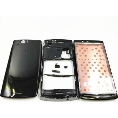 Front Mid Housing+Battery Cover+Frame Bezel+Side Button For Sony Ericsson Xperia Arc S LT18 LT18i LT15i LT15 X12 Full Housing