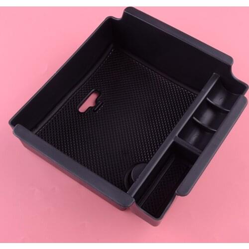 Center Console Armrest Storage Box Tray Car Black fit for Nissan Maxima 2016 2017 2018 2019 2020 Left Hand Drive Only