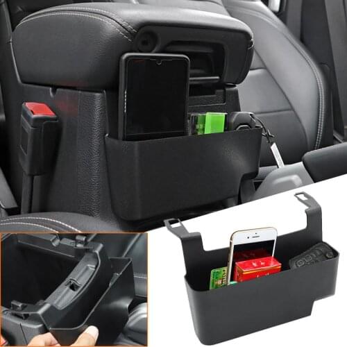 Phone Holder for Jeep Wrangler JL Gladiator JT 2020 2019 2018 Armrest Box Storage Tray Phone Organizer Interior Accessories
