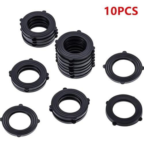 10pcs Garden Hose Washers O-Ring Rubber Washers Seals Self Locking Tabs Set Inside Fittings for 3/4 Inch Garden Hose and Water