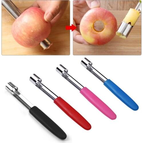 1PC Apple Corer Stainless Steel Simple Steel Twisted Core Seeder Apple Corer Planter Kitchen Gadget Easy Twist Kitchen Tool