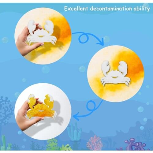 10 Pieces Oil Absorbing Scum Sponge Cute Shapes Clean Accessories Remover Floating Multifunctional Swimming Pool Clean Sponge