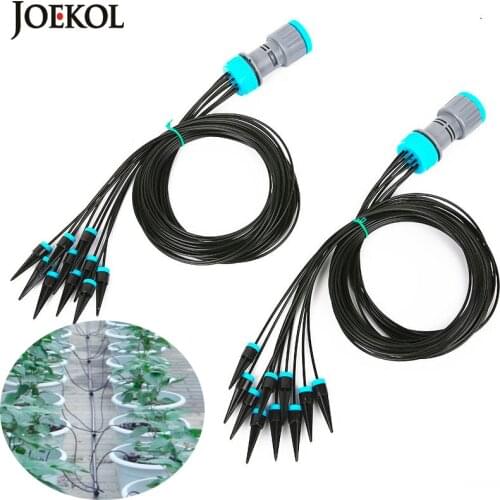 10Pcs Drip Irrigation Kit Plant Watering System Adjustable Micro Irrigation Water-Saving System For Garden Greenhouse Pot Plants