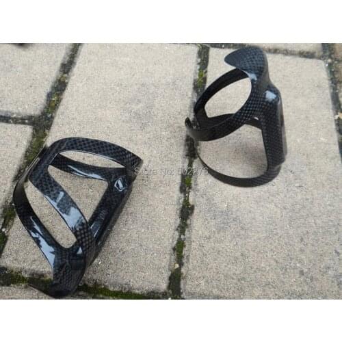 3K Carbon Cycling Water Bottle Cage for Cyclocross Road Mountain Bike MTB - 2 pcs cages D13