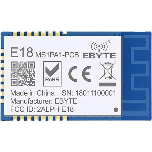 5PCS Zigbee Module CC2530 2.4GHz Wireless Transceiver E18-MS1PA2-PCB PA IoT Radio Transmitter and Receiver IoT Smart Home DIY