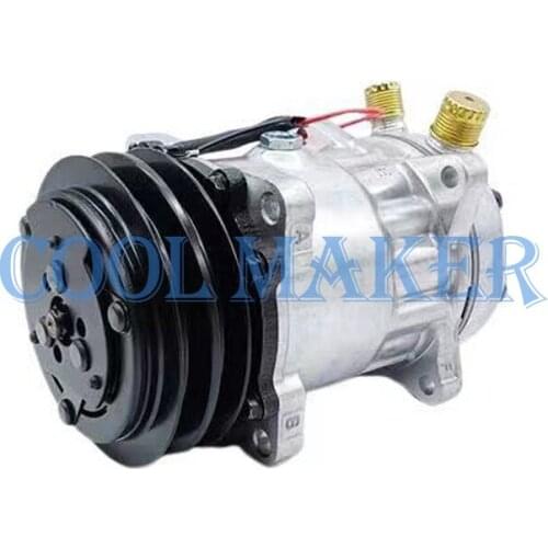 7H15 8024 82011594 auto air conditioner compressor 12V 132mm 2PK