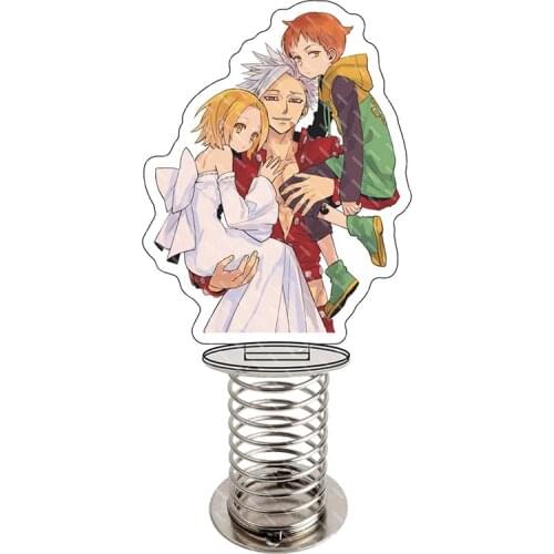 Anime Nanatsu no Taizai Seven Deadly Sins Meliodas Ban Shaking Acrylic Stand Figure Keychain Collection Model Toy Gifts Cosplay