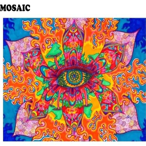 DIY 5D Diamond Embroidery Flowers Diamond Painting Mandala Full Square Rhinestone picture of Diamond Mosaic Flower office decor