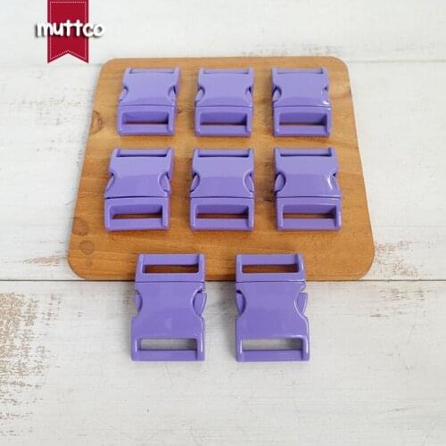 Purple metal buckle quick side release buckle for garment bag dog accessories 20mm webbing DIY pet collar supplies CCK-20V