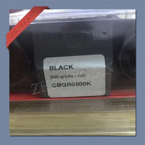 Evolis Badgy200 printer ribbon CBGR0500K black