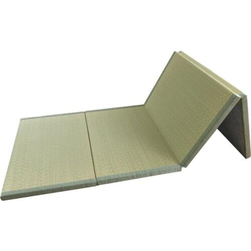 Tatami Mattress Custom Japanese Plain Weave Household Folding Simple Mobile Floor Moisture Absorption Deodorant Rush Grass Mat