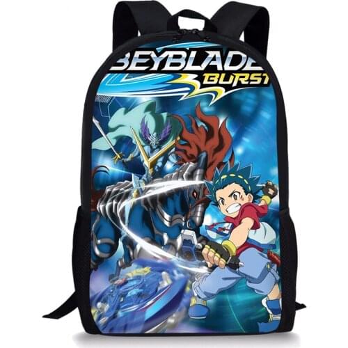 Fashion 10-12 Year Old School Bag For Kids Boys Anime Beyblade Burst Evolution School Bookbags Bagpack For Teen Girls Backpacks