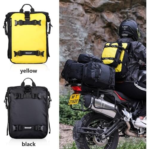 Motorcycle Tail Pack Back Seat Bags Luggage bags Outdoor Cycling Backpack