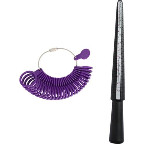 Professional Jewelry Tools Ring Mandrel Stick Finger Gauge Ring Sizer Measuring US Size For DIY Jewelry Size Tool Sets