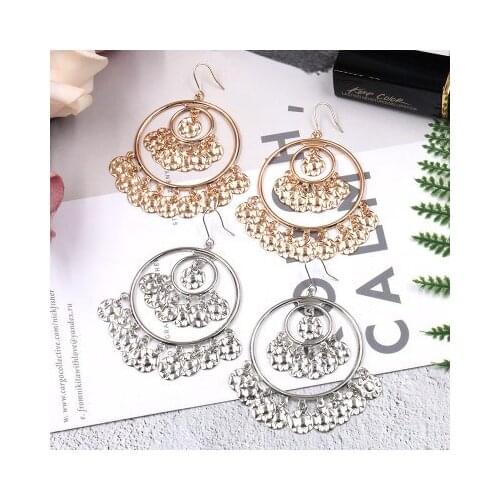 New Fashion Drop Dangle Earrings For Women ZA Geometric Earrings Wedding Party Vintage Gifts Bohemian Bijoux