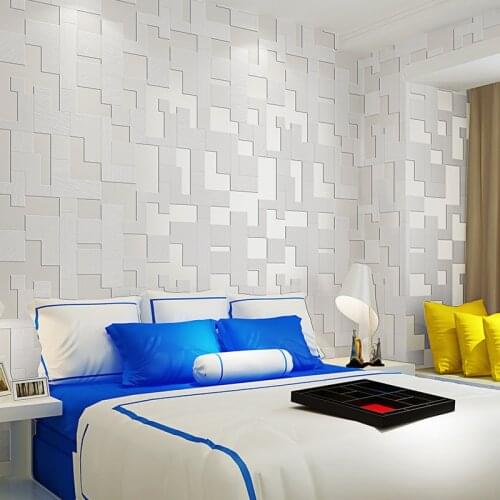 Wallpaper For Walls 3D Modern Mosaic Reliefs Wallpaper Bedroom Living Room TV Background 3D Wallpaper