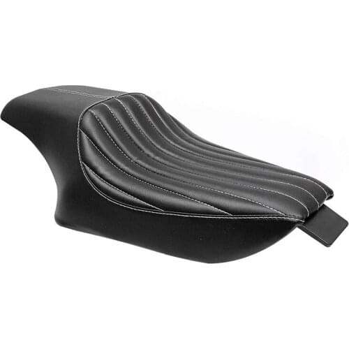Motorcycle Driver Front Rear Passenger Seat Two Up Seat Bench Rear Cushion for Harley XL883 1200 X48 2004-2017