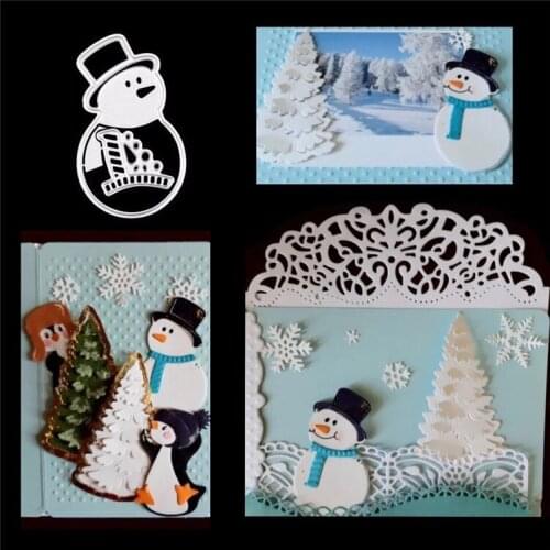 Useful Merry Christmas Santa Snowman Metal Cutting Dies Stencil Scrapbooking Album Decor Embossing Cards Making DIY Crafts