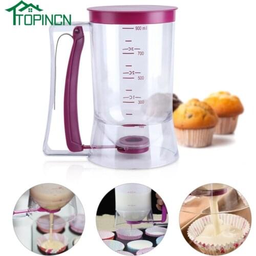 Batter Dispenser Cream Separator Measuring Cup Cake Pancake Paste Dispenser Muffin Cookie Dough Machine Kitchen Baking Tool