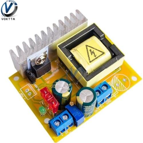 Adjustable DC-DC Boost Converter Board 8-32V to +/- 45V-390V High Voltage ZVS Capacitor Charging Power Supply Module
