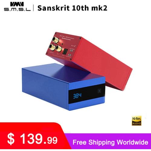 SMSL SK10 MKII Sanskrit 10th MKII AK4493 24Bit /384KHZ DSD256 High-End DAC Decoder