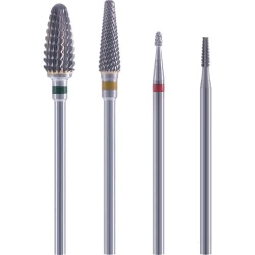 Carbide Nail Drill Bit For Electric Manicure Drills Machine Milling Cutter Nail Files Buffers Nail Art Equipment Accessory