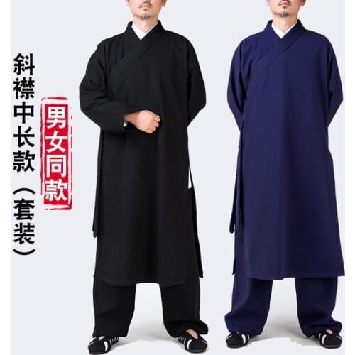 UNISEX winter&Autumn warm top quality LINEN kung fu clothing wushutai chi Martial arts uniforms wudang Taoist suits costume