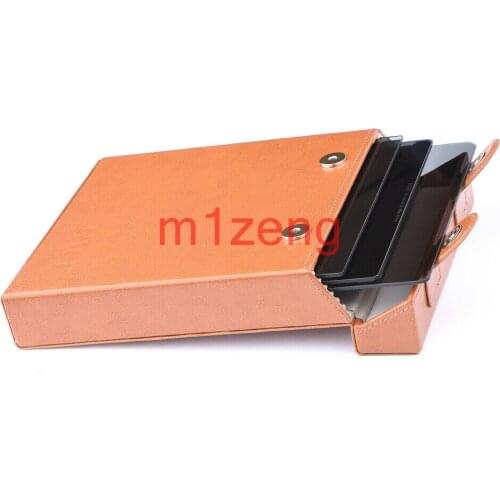 150*150mm 150*170mm 6 places slots Leather square Filters storage hard box Pouch Case bag holder for Graduated nd lens Filters