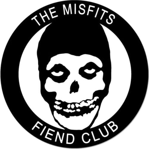 16*16cm Misfits Fiend Club Vynil Car Sticker Decal Handsome And Cool Stickers New Style Hot Car Accessories