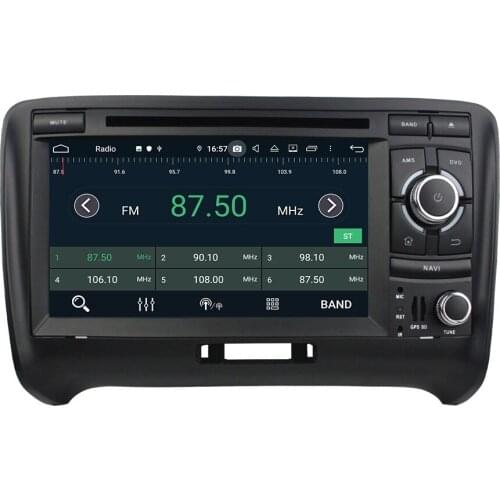 6 Core 7" PX6 Android 10.0 Car Multimedia Player For Audi TT 2006-2013 Car Radio 4+64GB Car Audio Stereo 2 Din DVD Player DSP