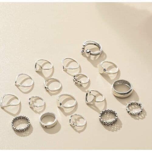 Braslp Women's Silver Rings