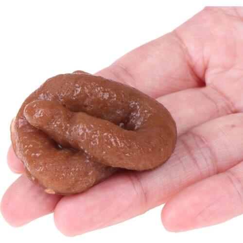 Prank Fake Poop Crap Poo Gross Joke Dirty Trick Disgusting High Shit Fly Flies April Fools Day Thriller Toy Halloween Props