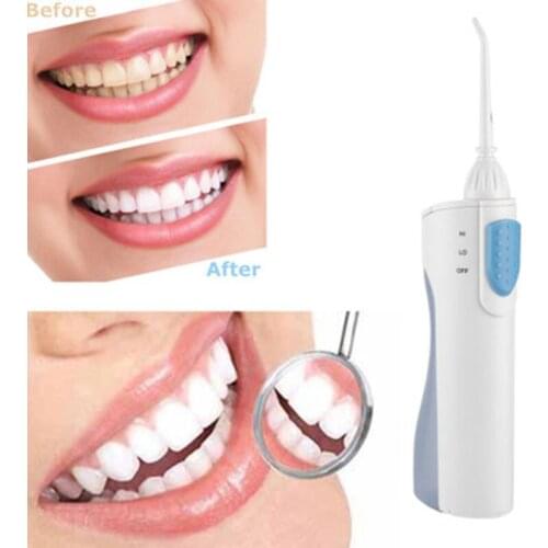 2 Mode Portable Water Dental Flosser Oral Irrigator Handhold Water Jet Floss Interdental Brush Tooth Whitening SPA Cleaner Tools