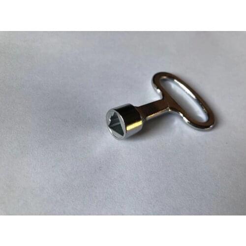 Triangle Lock key Subway Bus Trian cabinet lock key high quality chromed size 8.8*8.8*8.8