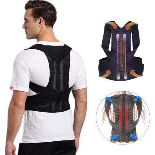 NEW Posture Corrector Back Support Belt Orthopedic Posture Corset Back Brace Support Back Straightener Adjustable Shoulder Wrap