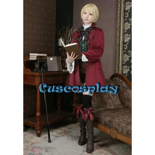 Anime Black Butler Season 2 Alois Trancy Cosplay costumes Outfit Full Set for halloween Christmas party game ccostume for women