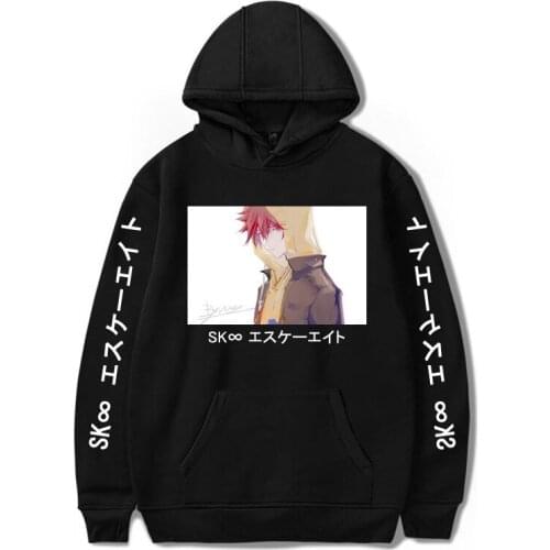 Hot Anime Sk8 The Infinity Shadow Reki Hoodies Harajuku Cartoon Clothes Korean Fashion Oversized Long-Sleeved Sweatshirts Male