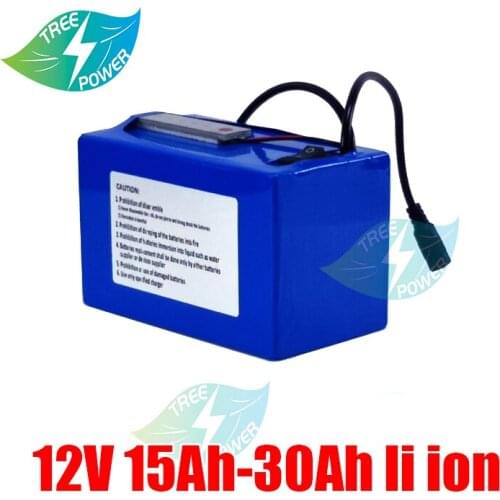 12V Lithium Ion Battery 15AH 20Ah 20Ah 25Ah 30Ah Bateria for 180w 200W 250W Horn with Mini Compresser Camera Bluetooth Detector