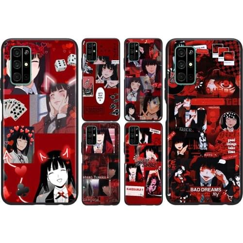 Anime KAKEGURUI For Huawei Honor 50 SE V30 View 20 V20 30i 30S 30 20S 20E 20i 20 Lite Pro Plus Soft Phone Case