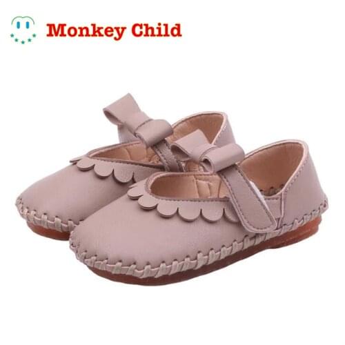 2021 New Spring Girls Party Shoes Patent Leather beautiful Shoes For Big Girl Flats Comfortable Children Toddlers Shoes 1-12y