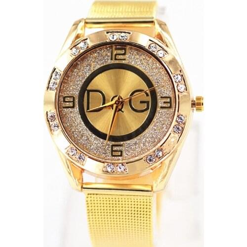 Reloj Mujer Top Brand Bear Women Watches Luxury Crystal Quartz Dress Watch Ladies Fashion Golden Metal Mesh Watches relogio