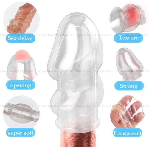 Sex Toys For Men Foreskin Cock Rings Penis Glans Exposed Sleeve Cockring Delay Ejaculation Chastity Couples Ring Sex Shop